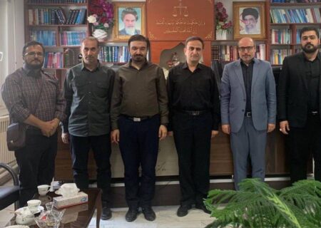 دیدار ریاست شبکه بهداشت و درمان شبستر با رئیس دادگستری و دادستان شهرستان