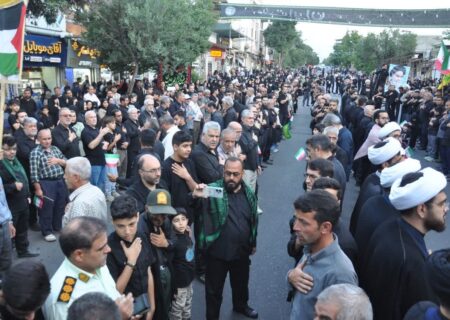 اجتماع بزرگ عزاداران شهرستان ویژه مرند