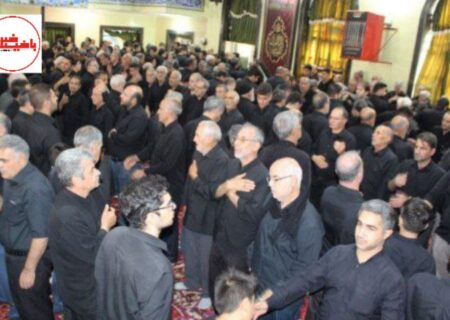 عزاداری مردم بناب در روز تاسوعای حسینی