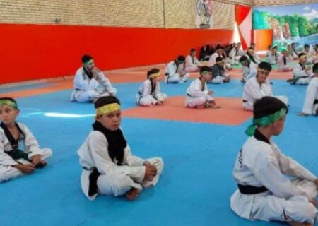 مراسم عزاداری تکواندوکاران سراب