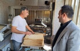 بازدید فرماندار شبستر از نانوایی‌ها در ایام محرم