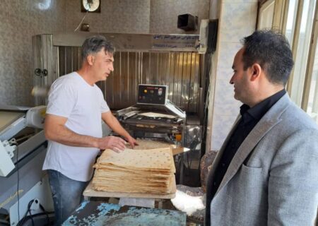 بازدید فرماندار شبستر از نانوایی‌ها در ایام محرم