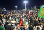 هم‌نوایی شهردار مسجدسلیمان با عزاداران در شام غریبان سیدالشهدا(ع)