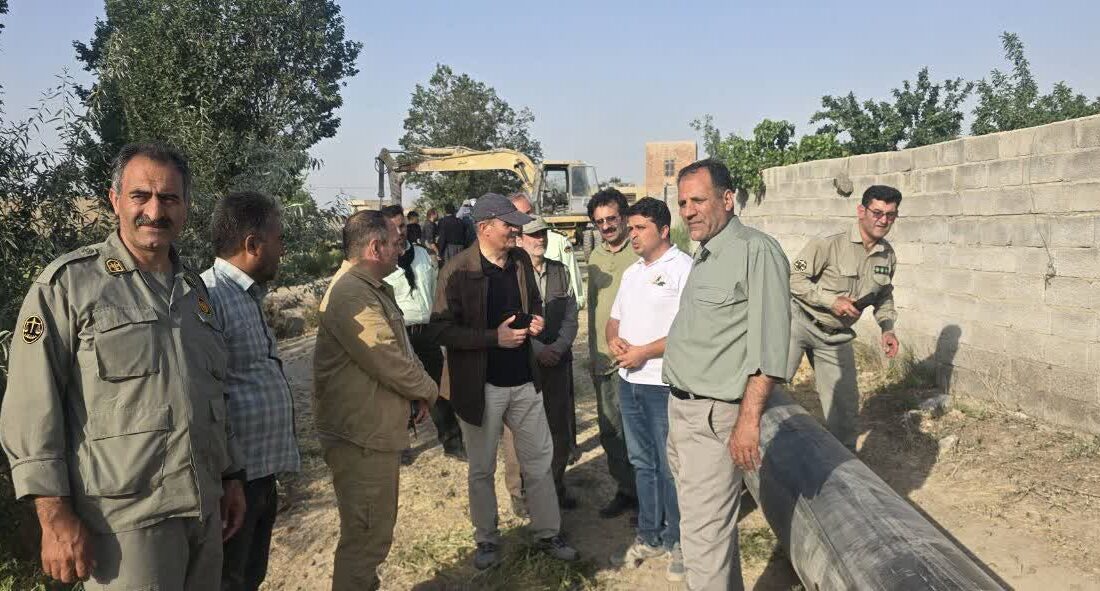 نظارت میدانی مدیر کل برمحیط زیست مراغه