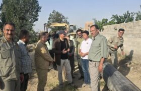 نظارت میدانی مدیر کل برمحیط زیست مراغه