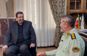 دیدار فرمانده انتظامی شهرستان میانه با شهردار به مناسبت روز شهرداری و دهیاری