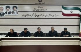 برگزاری جلسه جلوگیری از ساخت‌وسازهای غیرمجاز در شهرستان مرند