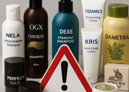 انتشار اسامی فرآورده‌های غیرمجاز مراقبت از مو و پوست