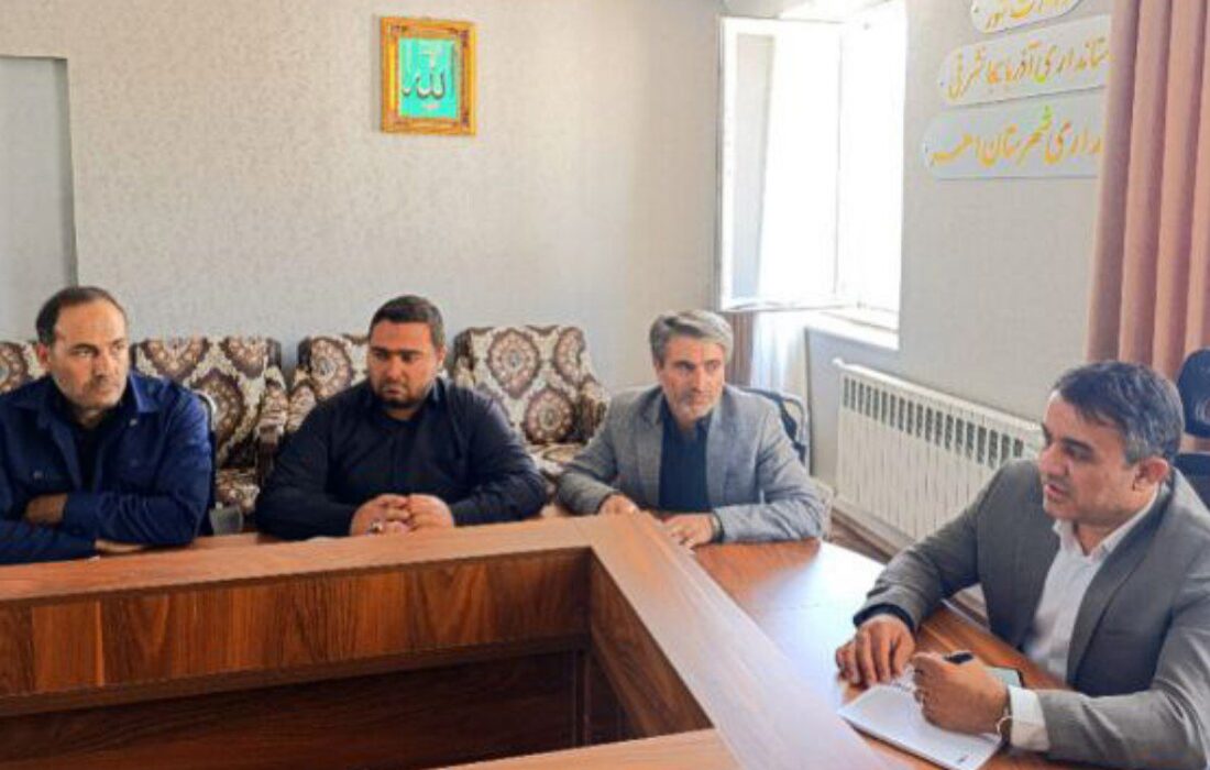 جلسه شورای حفاظت از آب شهرستان اهر
