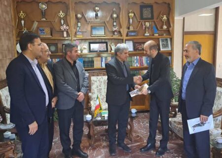 آئین تودیع و معارفه رئیس اداره بنیاد شهید و امور ایثارگران شهرستان اسکو