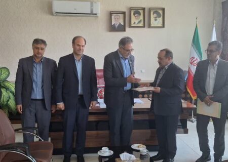 برگزاری جلسه تکریم و معارفه رییس جدید امور مالیاتی مرند