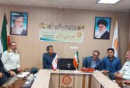 دیدار فرماندهی نیروی انتظامی میانه با مسئول بهزیستی