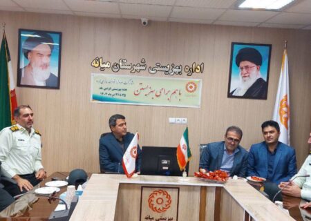 دیدار فرماندهی نیروی انتظامی میانه با مسئول بهزیستی