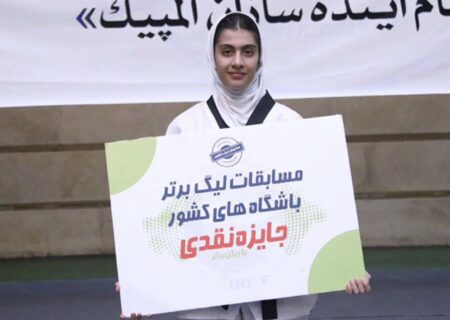طلای تکواندوکار آذربایجان‌شرقی در لیگ برتر نوجوانان