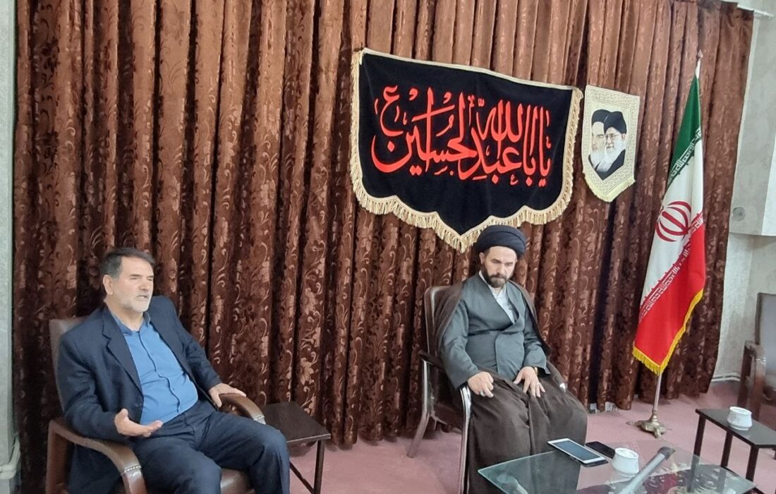 دیدار  اعضای اجرایی دفتر نظارت وبازرسی انتخابات با امام جمعه شهرستان هریس