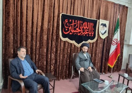 دیدار  اعضای اجرایی دفتر نظارت وبازرسی انتخابات با امام جمعه شهرستان هریس