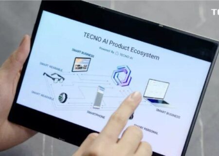 رونمایی از گوشی تاشو سه‌تکه مفهومی