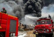 آتش سوزی در پالایشگاه نفت آبادان؛ عملیات اطفای حریق ادامه دارد