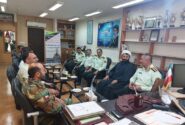 دیدار فرمانده انتظامی شهرستان “میانه” با فرمانده جدید تیپ۳۶ نزاجا