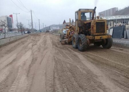 پروژه‌های عمرانی اجرا شده در ورودی شرق تبریز