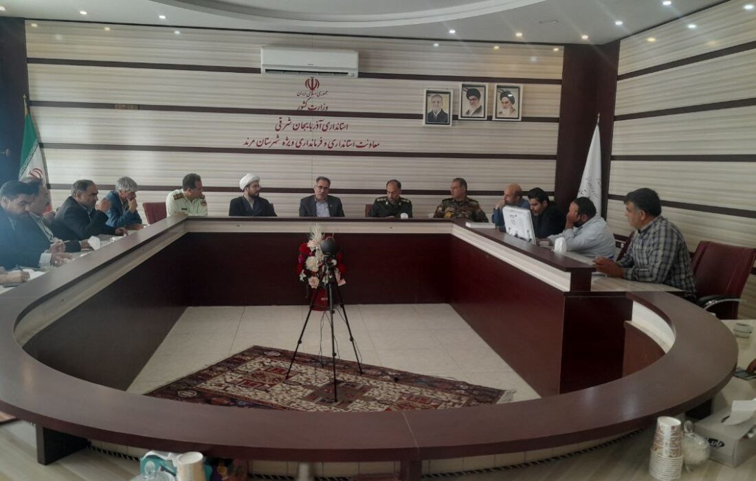 برگزاری جلسه هماهنگی ویژه‌برنامه گرامیداشت امنیت و اقتدار جنگ ۱۲ روزه در آستانه اربعین شهدا در مرند
