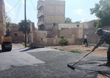 توزیع ۱۰۱ تن آسفالت طی هفته گذشته در محدوده مرکزی تبریز