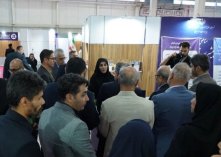 بازدید معاون فرهنگی،اجتماعی و گردشکری دبیرخانه شورایعالی مناطق آزاد از غرفه ارس نمایشگاه ایران زیرساخت