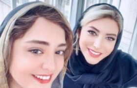 رفاقت صمیمی نرگس محمدی و فریبا نادری و عکس سلفی صمیمانه + عکس جدید