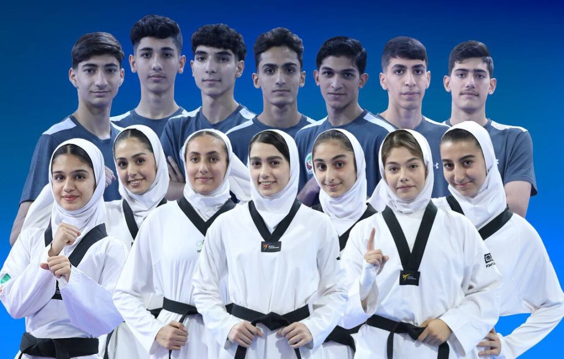 نایب قهرمانی نوجوانان ایران با ۱۴ مدال طلا، نقره و برنز
