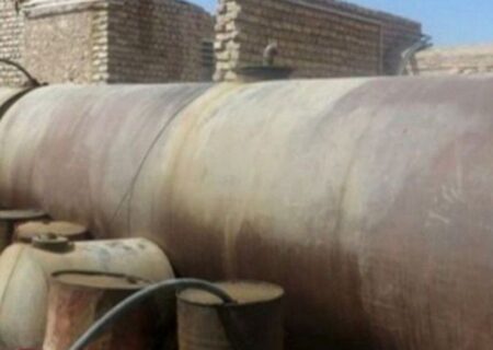 کشف انبار سوخت خارج از شبکه در ”  مرند “