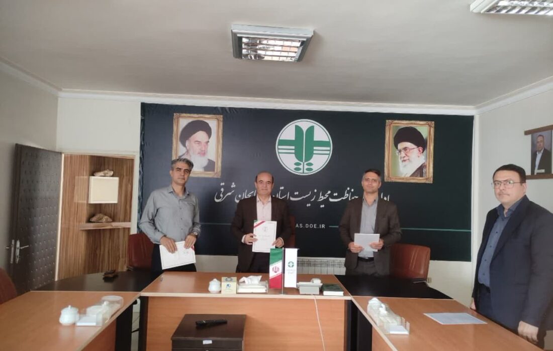 انعقاد تفاهم نامه همکاری سه جانبه فی ما بین محیط زیست ، دانشگاه علوم پزشکی و مرکز تحقیقات سلامت و محیط زیست