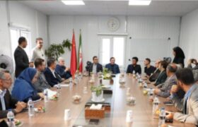 بازدید دبیر شورای عالی مناطق آزاد کشور از پروژه ذوب سیلیس راه ابریشم ارس
