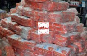 خیر تبریزی ۳۰۰۰ بسته پوشینه را به مددجویان بهزیستی سلماس اهدا کرد