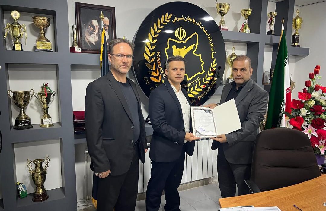 رشیدالدین شمس سرپرست هیات کاراته شهرستان جلفا شد