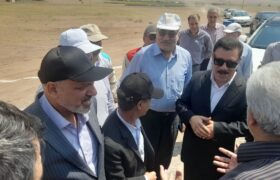 بازدید مقامات ارشد استان از روند اجرای پروژه خط انتقال آب ارس در روستاهای شهرستان مرند