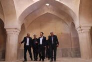 بازدید مدیرکل میراث فرهنگی آذربایجان شرقی و فرماندار اسکو از حمام تاریخی و ثبت ملی میلان