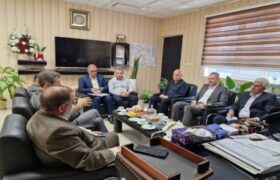 بازدید معاون بازرگانی و بهره برداری از ایستگاه راه‌ آهن مراغه