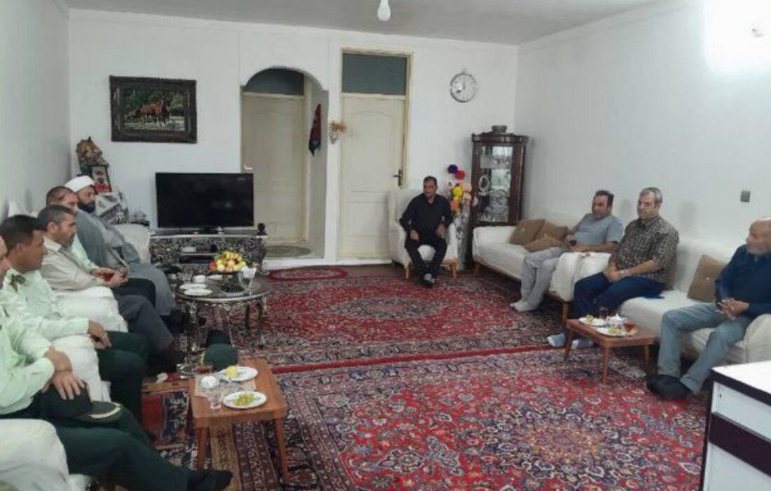 دیدار فرمانده انتظامی شهرستان ” میانه “با اعضای وابسته فراجا +عکس