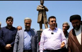 رونمایی از تندیس سردار ملی در تبریز