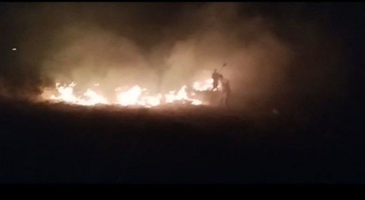 مهار آتش سوزی در منطقه حفاظت شده سهند توسط محیط بانان