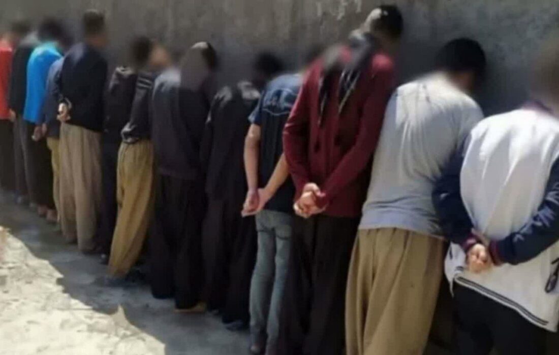 بازداشت ۳۸نفر معتاد متجاهر وپر خطر در مرند