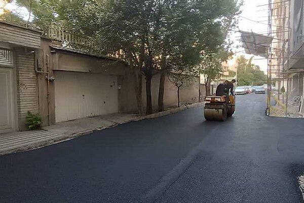 آسفالت‌ریزی امسال شهر به ۲۱۰ هزار تن در ۸۷۴ محله و رسید