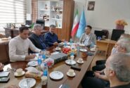 جلسه مدیر تربیت بدنی دانشگاه تبریز با مدیر عامل باشگاه ورزشی مس سونگون و مدیرکل ورزش و جوانان آذربایجان شرقی
