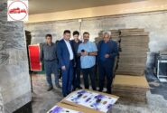 بازدید دادستان شهرستان اسکو و مدیرعامل انجمن حمایت زندانیان از واحد صنعتی