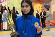 مدال طلای مسابقات تکواندو دانشجویی کشور از آن زهرا نظرزاده تکواندوکار شهرستان اسکو
