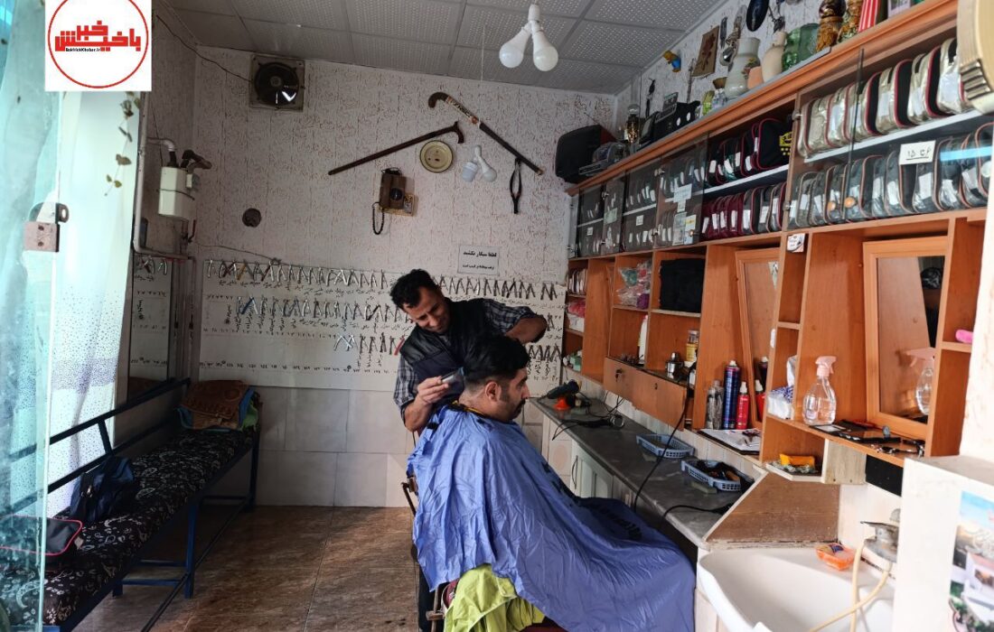 عجیب ترین آرایشگاه ایران در یکانات مرند + عکس