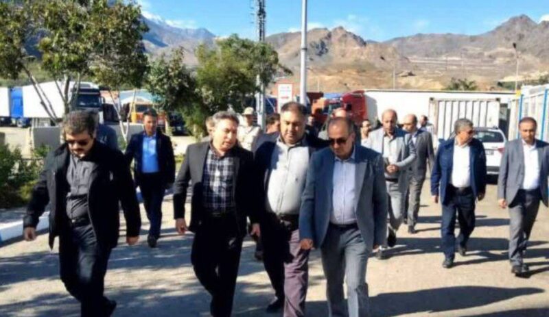 بازدید مدیرکل دفتر ترانزیت و حمل ونقل بین المللی از پایانه های مرزی جلفا و نوردوز در استان آذربایجان شرقی