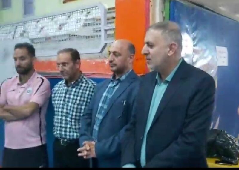 سردار کریمی از روند آمادهسازی تیم والیبال مقاومت شهرداری تبریز بازدید کرد