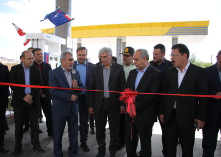 افتتاح هفتاد و هفتمین جایگاه عرضه سوخت ناحیه مرکزی تبریز در منطقه آذربایجان شرقی