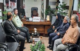 دیدار مدیرکل انتقال خون با فرمانده انتظامی تبریز